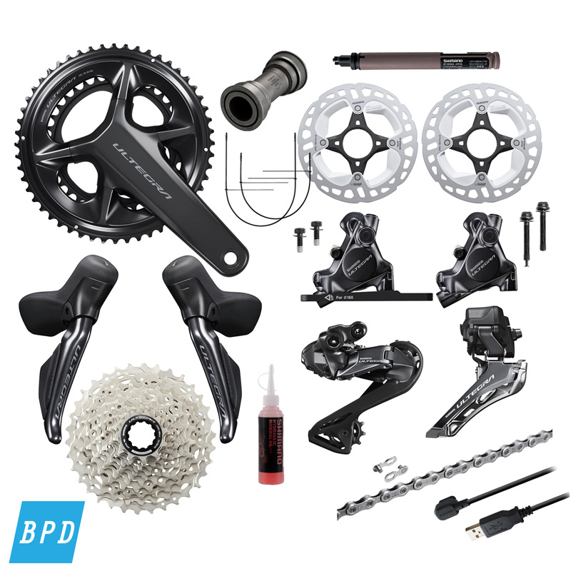 Ultegra R8170 Di2 Disc Groupset 12-Speed – Rim Brake Options